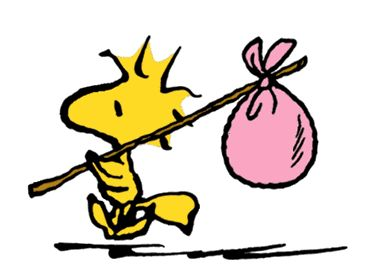 Woodstock with a bindle